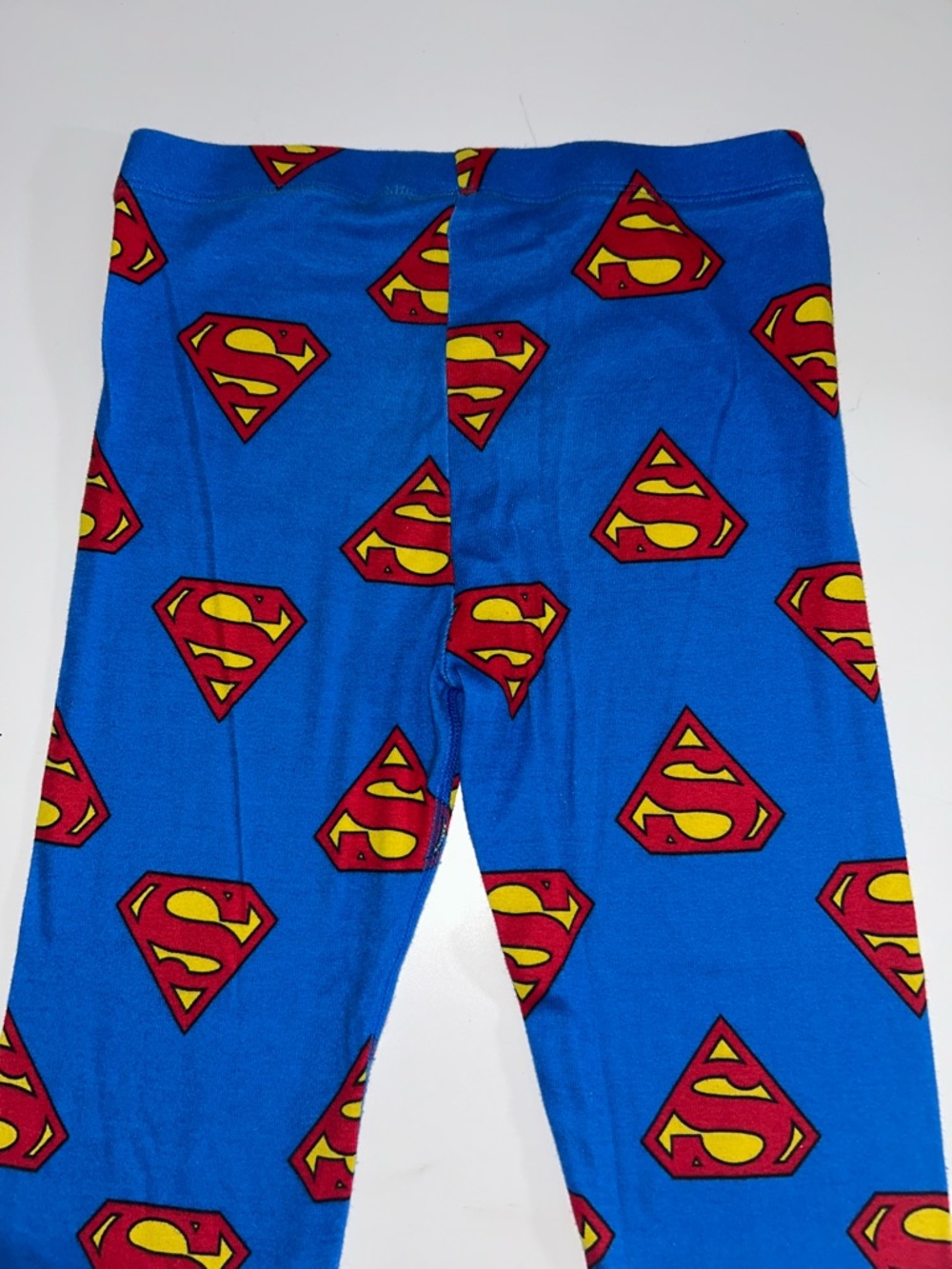 H&M DC Superman Long Sleeve + Pants Pajamas Size 8 - Picture 9 of 13